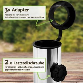 Anaterra Žulová základňa slnečníka, okrúhla, 30 kg