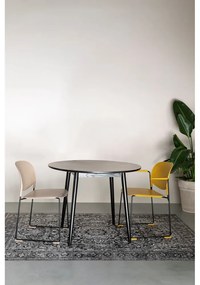 Okrúhly jedálenský stôl s doskou v dubovom dekore ø 100 cm Fabio – White Label