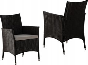 CH 9-dielna súprava ratanového nábytku - hnedá