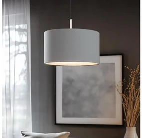Eglo - LED Luster na lanku TUNJA 1xE27/60W/230V šedá EG32517M