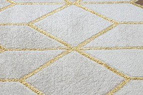 Koberec MEFE B400 Kocka, geometrický 3D - krém / béžový