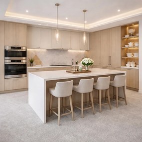 Lano, Metrážny koberec Aura 880, na mieru, šíře 4m,5m, béžová, ab (mriežka), chodba / predsieň