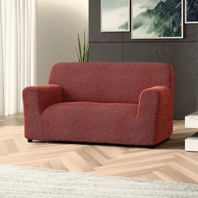 Bielastické poťahy COSTINA medená dvojkreslo (š. 120 - 160 cm)