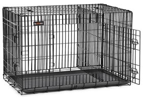 Prepravná klietka pre zvieratá Levino XL 107 cm čierna
