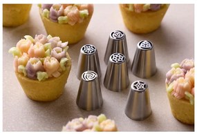 Nástavce na zdobenie počet nástavcov 7 ks Flower – Blomsterbergs