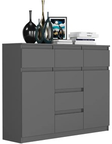 Dizajnová komoda S-62D s čistými líniami - rôzne farebné prevedenia artisan