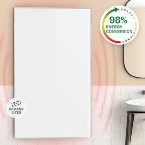 Wonderwall Air 60, infračervený ohrievač, 101 x 60 cm, 600 W, nástenná montáž, diaľkový ovládač, biely