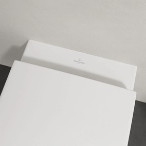 VILLEROY &amp; BOCH Architectura Compact závesné WC s hlbokým splachovaním bez vnútorného okraja, 350 x 480 mm, biela alpská, s povrchom AntiBac a CeramicPlus, 4687R0T2