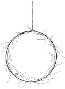 Čierna svetelná dekorácia s vianočným motívom ø 35 cm Nike – Star Trading