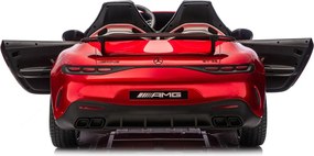 LEAN CARS Autobatéria Mercedes GT63 AMG DK-GT63 24V LCD červená lakovaná