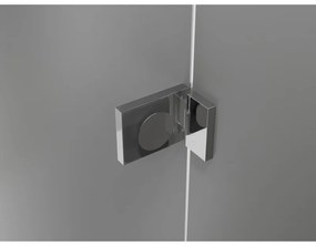 Mexen Lunar-B, výklopný sprchový kút ľavý 85 x 70 cm, 8mm číre sklo, chrómový profil, 832-085-070-01-00-L