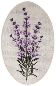 Fialovo-béžové kúpeľňové predložky v súprave 3 ks 60x100 cm Lavender – Foutastic