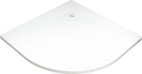 Deante Štvrťkruhová sprchová vanička Silia 90x90 cm, akrylát - KSPA00909B