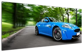 Obraz - Závodné auto (120x50 cm)