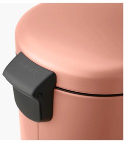 Nášľapný oceľový odpadkový kôš v lososovej farbe 30 l NewIcon – Brabantia