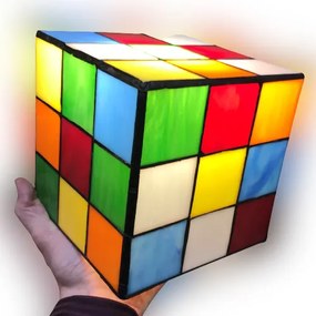 Lampa tiffany RUBIK 15*15*15