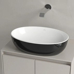 Villeroy & Boch 438848BCT8 - Zapustené umývadlo ARTIS 48x32,5 cm keramika/čierna