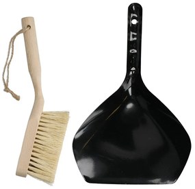 Súprava metly a lopatky z bukového dreva Kitchen Craft Natural Elements