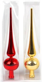 Špička na vianočný stromček 30 cm mix 48147