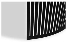 Konferenčný stolík FIKOLI 40x75 cm čierna/biela