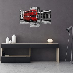 Obraz -Londýn s autobusom (90x60 cm)