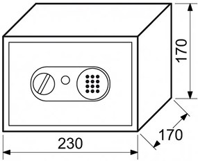 trezor s elektronickým zámkom RICHTER RS.17.EDN.B