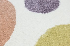 Detský koberec LIMA M042A krémový / ružový