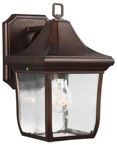 Feiss - Vonkajšie nástenné svietidlo OAKMONT 1xE27/60W/230V IP44 bronz