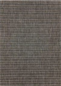 Kusový koberec Zagora 4513 Black – na von aj na doma, 120x170, čierna, chodba / predsieň, Ayyildiz