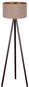 Brilagi - Stojacia lampa VELVET 1xE27/60W/230V wenge/béžová
