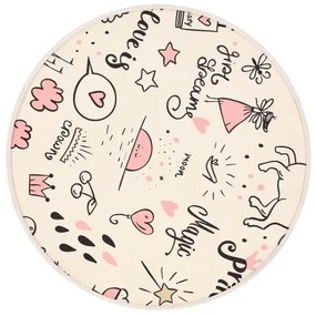 Detské stropné svietidlo KIDDY 2xE27/40W/230V béžová/ružová