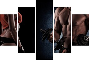 Obraz - Fitness (150x105 cm)