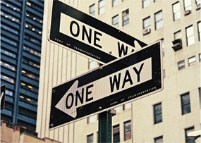 Obraz - New York ONE WAY (70x50 cm)