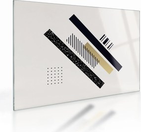 Sklenený obraz - Geometrické tvary N⁰5 (70x50 cm)