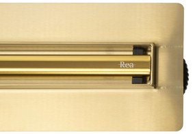Rea Neox Slim Pro, odtokový žľab 70cm, zlatá lesklá, REA-G2718