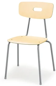 Detská jedálenská stolička AVE, V 440 mm, breza