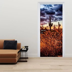 Fototapeta na dvere - Zlatá hodinka púšte (95x205cm)