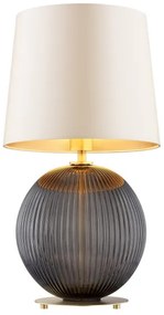 Argon 8538 - Stolná lampa HAMILTON 1xE27/15W/230V krémová/čierna