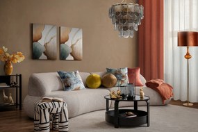 DEKORAČNÁ SOŠKA HARIS (07) 14X12X5 CM ZLATÁ