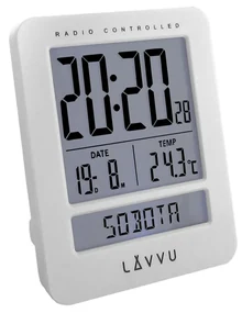 Digitálny budík Lavvu Duo White, 9,2 cm