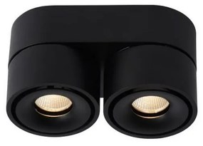 Lucide 35911/16/30 - LED Stmievateľné bodové svietidlo YUMIKO 2xLED/8W/230V čierna
