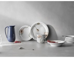Biely porcelánový tanier Kähler Design Hammershøi Poppy, ø 27 cm