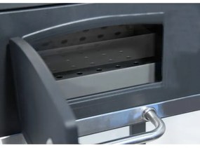 Gril na drevené uhlie čierna