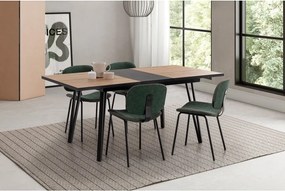 Jedálenský stôl s doskou v dubovom dekore 90x140 cm Cleo - Marckeric