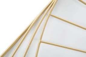 Nástenné hodiny Línia 85 cm zlaté/biele