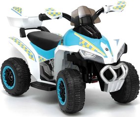 LEAN CARS Elektrická policajná štvorkolka GTS1188-A, biela
