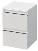 Kúpeľňová skrinka nízka SAT Cube Way 32,5x51x33 cm biela mat CUBE3DN322ZBP
