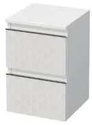 Kúpeľňová skrinka nízka SAT Cube Way 32,5x51x33 cm biela mat CUBE3DN322ZBP