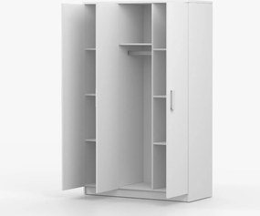 Šatníková skriňa SMYK 120 - biela (viac variant)