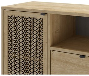 Skrinka v dekore duba v prírodnej farbe 80x80 cm Inca – Marckeric